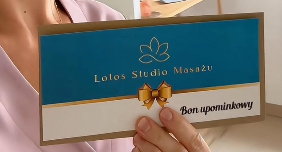 Bon upominkowy na masaż - idealny prezent